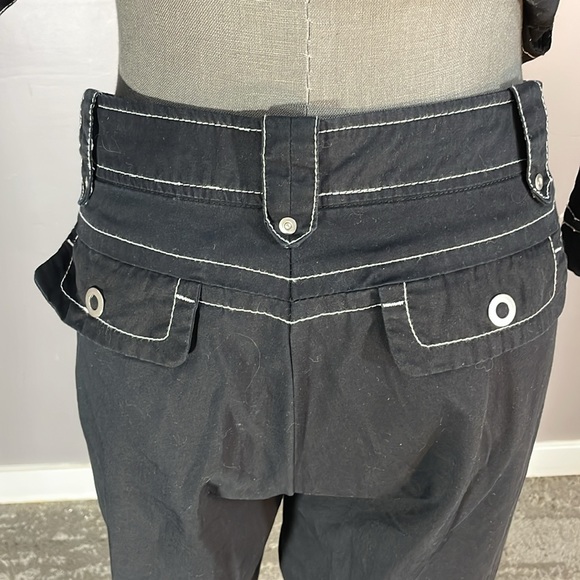 Cotton Ginny stylish black white stitching 2 piece suit.  13 P pants L blazer - Picture 10 of 17